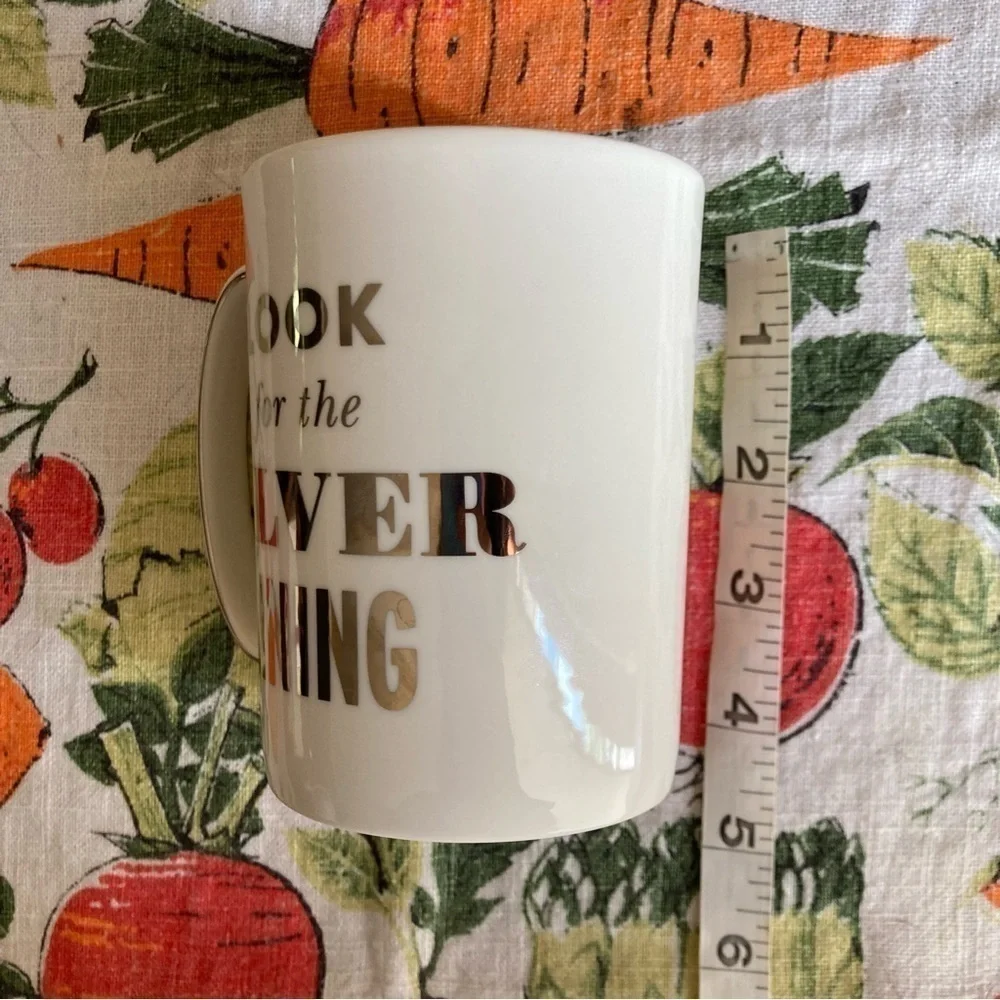 Kate Spade x Lenox Look for the Silver Lining mug